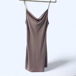 Elegant Lavender Slip Dress